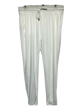 Hot Kiss winter white jogger pants in size Large
